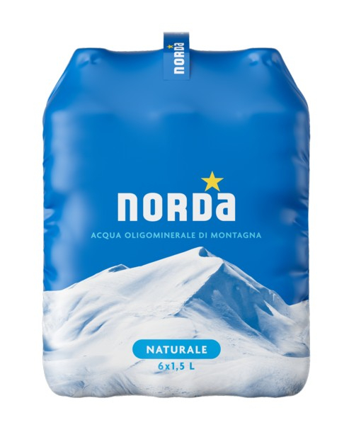 6 bottiglie Acqua Norda Daggio 15 L Pet